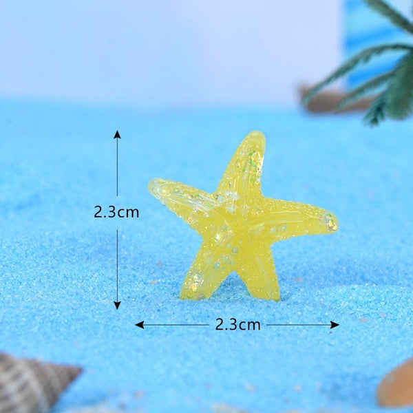 Starfish miniature for resin art, fairy garden decoration, dollhouse accessories, beach themed crafts and DIY creative projects