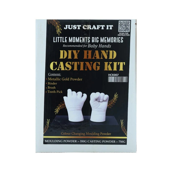 DIY baby hand casting kit for creating detailed 3D baby hand and foot keepsake moulds for memory preservation and family gifts