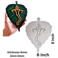 Leaf Ganesh Silicone Mould