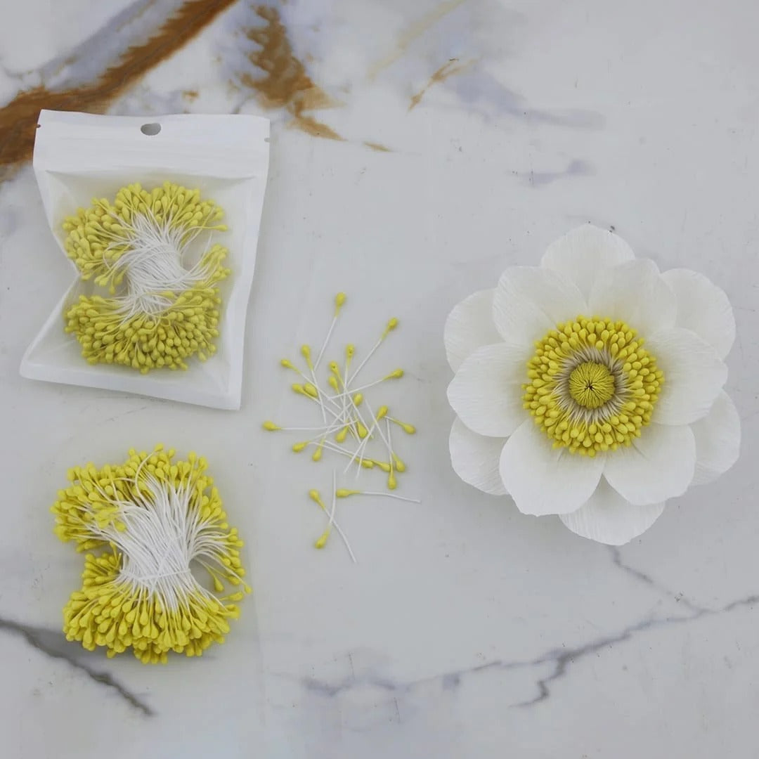 Yellow Pearl Pollens for Resin Art, Jewellery Making, Candle Decoration and DIY Craft Projects