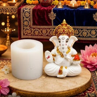 3D Ganesha Silicone Mould – 6 CM Ganesh Idol Mould for DIY Crafts | Jorshor Store