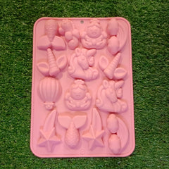 unicorn theme diy concrete /casting silicion mould