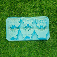 6 in 1 butterfly diy toy concrete mould