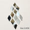 Large Diamond Mirror Pieces 3.3 cm | Rhombus Shaped Glass Mirrors for Lippan Art, Wall Decor, Mosaic & DIY Craft