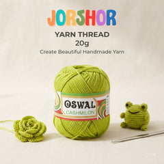 Oswal Cashmilon Yarn Thread – 20g ( Green Colour )
