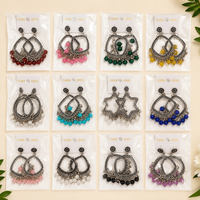 Jhumkha with Beads for Jewelry Making (per piece)