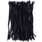 Pipe Cleaners for Crafts Black Color Pack of 100 JG