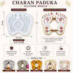 Charan Paduka Silicon Mould