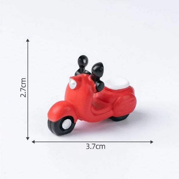 Miniature scooter for resin art dollhouse fairy garden DIY miniature craft decoration India