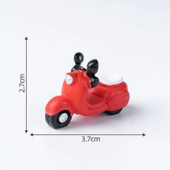 Miniature scooter for resin art dollhouse fairy garden DIY miniature craft decoration India
