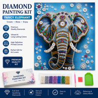 Diamond Kit Fancy 5D (Elephant) (9x12 inch)