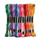Embroidery Threads Yarn | Colorful Cotton Thread for Hand Embroidery & Crafts