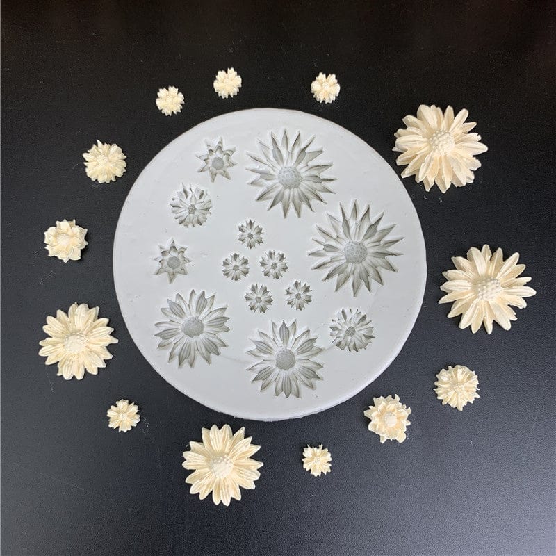 13 Cavity 3D Flower Handmade Candle Mould