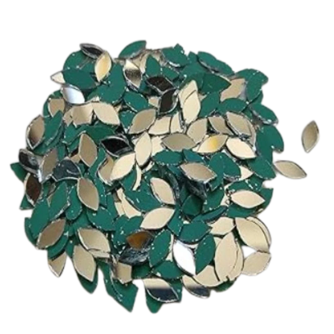 Eye Shape Glass mirrors for Lippan Art / Mandala Art 50g