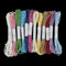 Multi Colour Twisted Paper Thread for Crafts & DIY (pack of 12pcs)