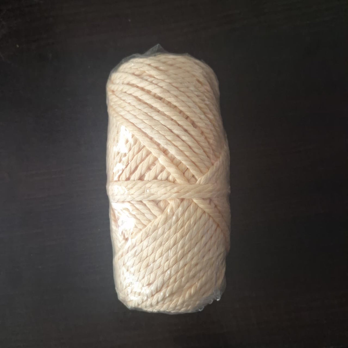 Macrame Cotton Twisted Cord 3mm 3 Ply (45m Roll)