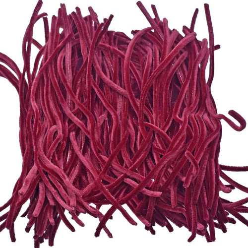 Pipe Cleaners for Crafts Maroon Color Pack of 100 JG