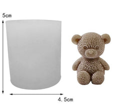 Mini Teddy Bear Candle Mould