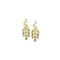 Peacock Metal Leaves (2pcs)