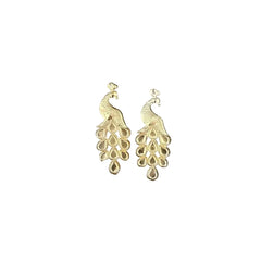 Peacock Metal Leaves (2pcs)