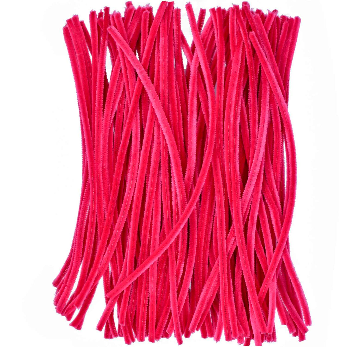 Pipe Cleaners for Crafts Pink Color Pack of 100 JG