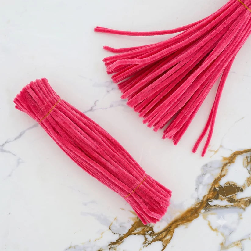 Pink New Pipe Cleaners
