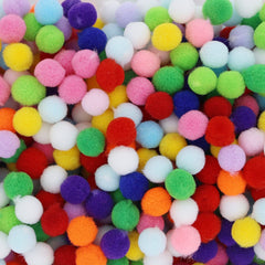 1 Cm Pom Pom Multi 1000Pcs/Pkt