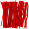 Pipe Cleaners for Crafts Red Color Pack of 100 JG
