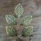Metal Flat Leaves (Pack of 5)