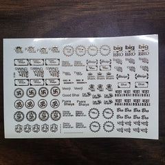 RAKHI 2 A5 EMBOSS STICKER SHEET