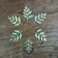 Metal Leaves (Pack of 6)