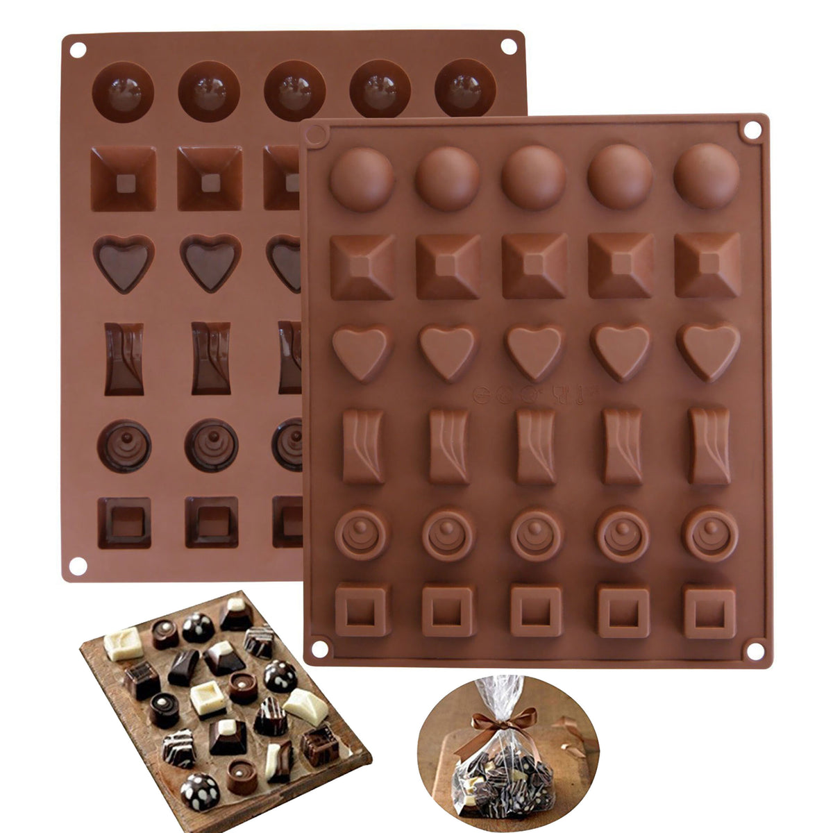 Assorted 30 cavity chocolate mould