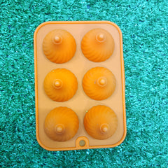 6 Cavity Modak Candle Mould