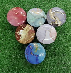 Random Printed marble mandala tin(1 pc)