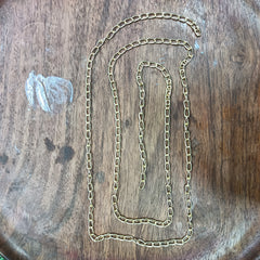 Metal golden chain (1 meter)