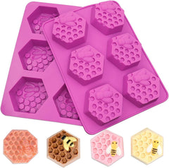 Honey Bee Hexagon Soap Mould