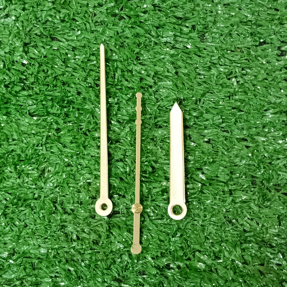 Plain Small Golden Clock Hands