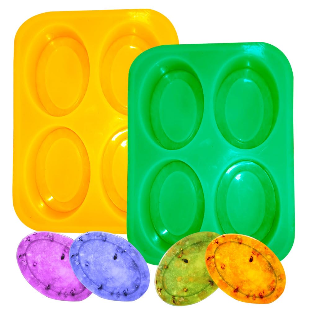 Oval Pears Soap Mould