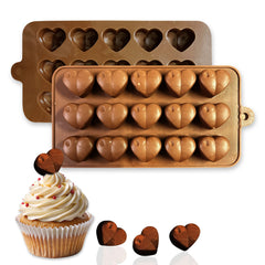 15 cavity heart chocolate / candle mould