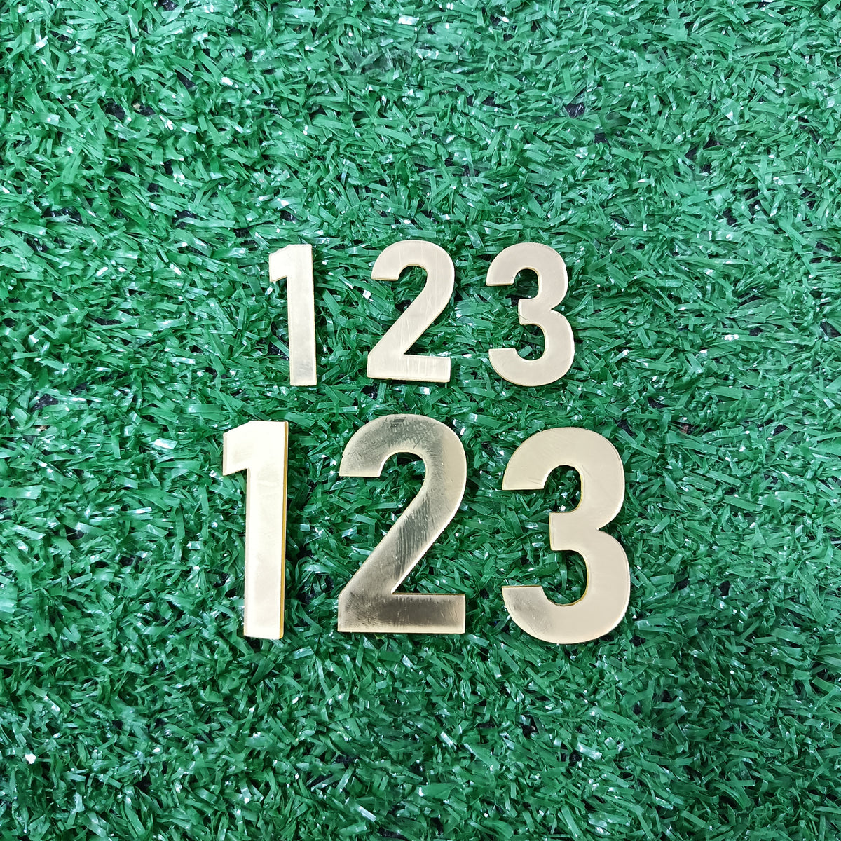 Golden English  Clock Numbers