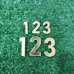Golden English  Clock Numbers