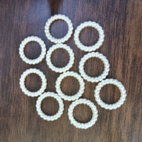 PEARL SMALL RING PACK of 10 pcs