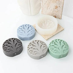 Simple tree of life candle mould