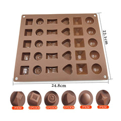 Assorted 30 cavity chocolate mould