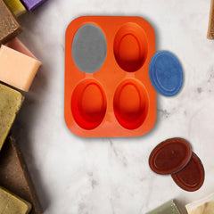 Oval Pears Soap Mould