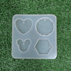 4 DIFFERENT SHAPE KEYCHAIN MOULD B (Micky)