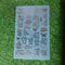 Positive quotes metalic insert sheet A5