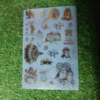 All god mix metalic insert sheet A5