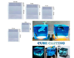 5 pc cube mould set