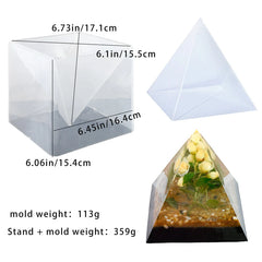 6 inch pyramid mould